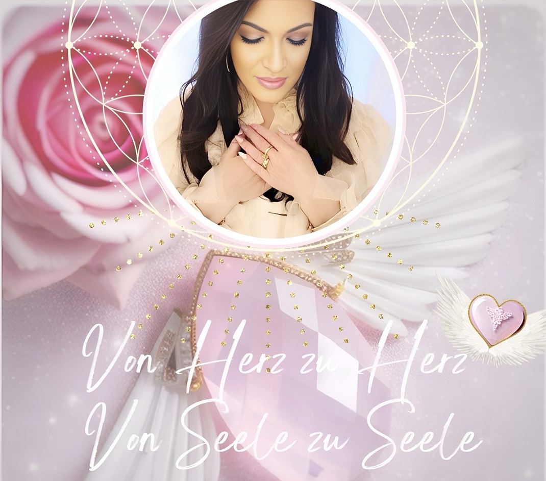 Startseite Bild Maria mit Text von herz zu herz drauf